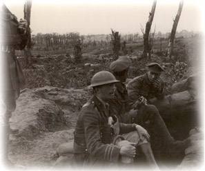 Noel at Wytschaete, June 1917.