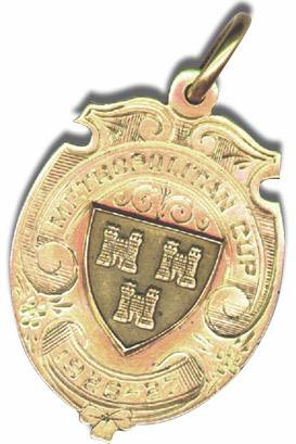 Edward won this medal in the 1926-27 football season playing with St. Mary's United A.F.C.