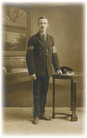 Lance Sergeant William O'Reilly captured in 1914.