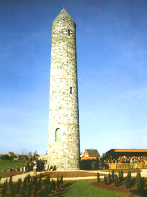 The Round Tower at the Island of Ireland Peace Park, Messines.